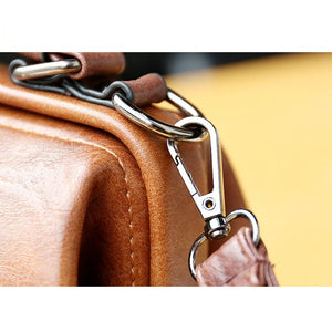 Hip Smart Leather Riveted Cross Body Shoulder Bag