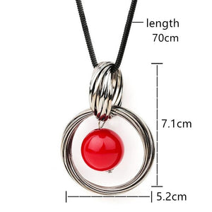 Sweet Red All-Match Pendant Necklace