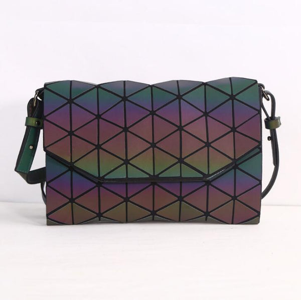 Crossbody Bag For Women, Geometric Pattern Shoulder Bag With Coin