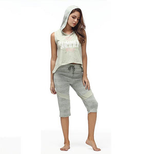 Cotton Hoodie Top Shorts Nightwear Pajama Set Verkadi.com