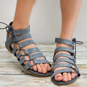 Trendy Style Casual Gladiator Flat Sandals Verkadi.com