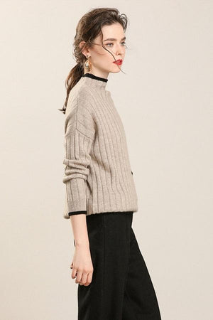 Pure Cashmere Soft Turtleneck Sweaters Pullovers