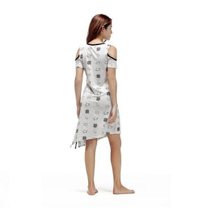 Soft Cotton Sleeveless Nightgown Sleepwear Nightwear Verkadi.com