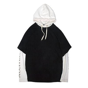 Fashion Hip Causal Patchwork Street Wear Hoodie Sweatshirt Verkadi.com