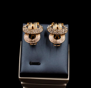 Zircon Gold Necklace Earrings Ring Bracelet Jewelry Set Verkadi.com