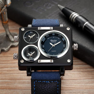 Smart Fabric Strap Square Men Wristwatch Verkadi.com
