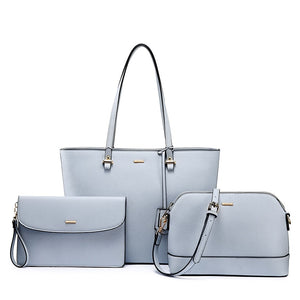 Designer Set of Three Tote, Handbag and Shoulder Bag