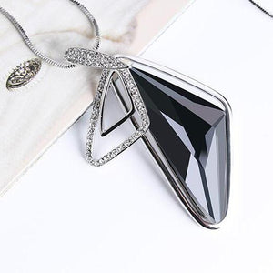 Cool Irregular Triangle Crystal Collier Pendant Verkadi.com