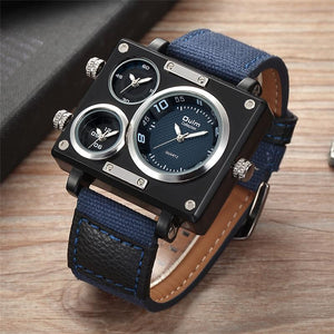 Smart Fabric Strap Square Men Wristwatch Verkadi.com