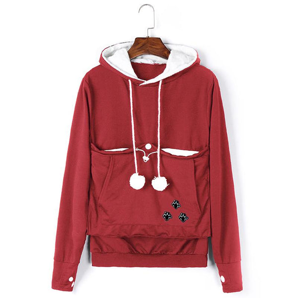 Cat Lovers Hoodie Kangaroo Dog Pet Paw Dropshipping Pullove