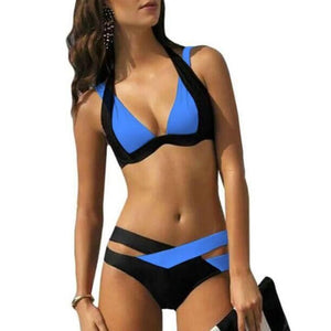 Cross Bandage Brazilian Style Bikini Set