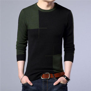 Cashmere Sweater Men Casual O-Neck Pullover