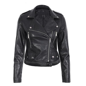 Cool PU leather Motorbike Street Wear Smart Jacket