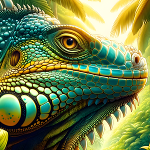 Puzzle | " The Iguana's Gaze Jungle Majesty" | Verkadi