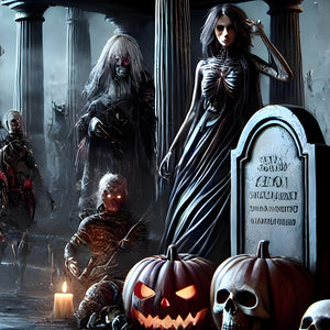 Adult Puzzle | "Ghouls' Gathering" | Jigsaw Puzzle | Verkadi