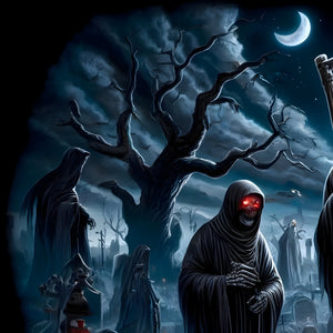 Jigsaw Puzzle | "Haunted Graveyard Under the Blood Moon" | Verkadi