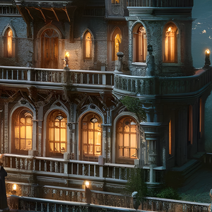 Puzzle | "Nocturnal Enigma - Victorian Gothic Mansion" | Verkadi