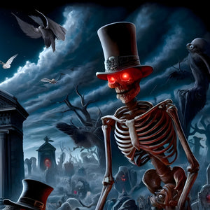 Jigsaw Puzzle | "Haunted Graveyard Under the Blood Moon" | Verkadi