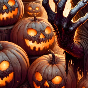 Jigsaw Puzzle | "Night of the Glowing Gourds" | Verkadi