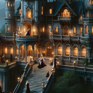 Puzzle | "Nocturnal Enigma - Victorian Gothic Mansion" | Verkadi