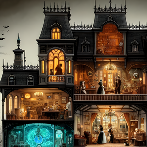 Jigsaw Puzzle | "Victorian Gothic Gadgets and Gentry" | Verkadi