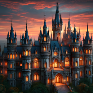 Jigsaw Puzzle | "Victorian Elegance at Dusk" | Verkadi