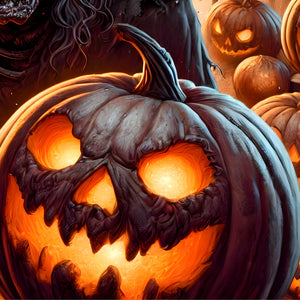 Jigsaw Puzzle | "Night of the Glowing Gourds" | Verkadi