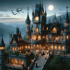 Puzzle | "Nocturnal Enigma - Victorian Gothic Mansion" | Verkadi