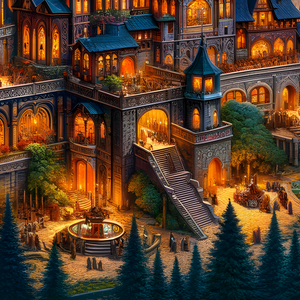 Puzzle | "Twilight Whispers in the Transylvanian Castle" | Jigsaw | Verkadi