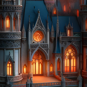 Jigsaw Puzzle | "Victorian Elegance at Dusk" | Verkadi