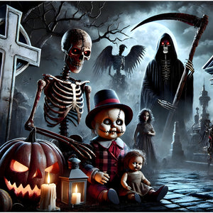 Adult Puzzle | "Ghouls' Gathering" | Jigsaw Puzzle | Verkadi