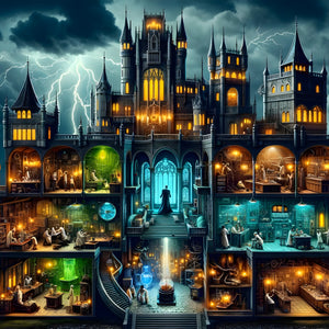 Puzzle | "Gothic Alchemist Castle" | Fantasy Jigsaw | Verkadi