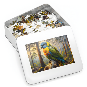 Jigsaw Puzzle | "Rainbow Parrot Paradise | Verkadi.