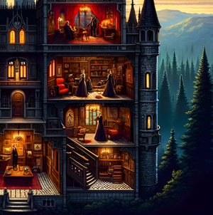 Puzzle | Enigmatic Victorian Dark Fantasy Castle | Verkadi