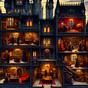 Puzzle | Enigmatic Victorian Dark Fantasy Castle | Verkadi