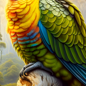 Jigsaw Puzzle | "Rainbow Parrot Paradise | Verkadi.