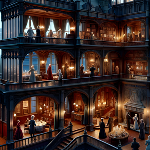 Puzzle | "Twilight Mystique Victorian Mansion" | Verkadi