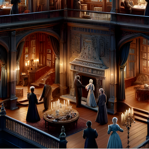 Puzzle | "Twilight Mystique Victorian Mansion" | Verkadi