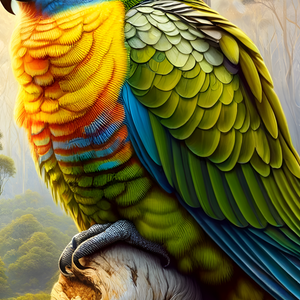 Jigsaw Puzzle | "Rainbow Parrot Paradise | Verkadi.