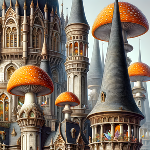 Puzzle | "Enchanted Mushroom Dreamland Towers" | Verkadi