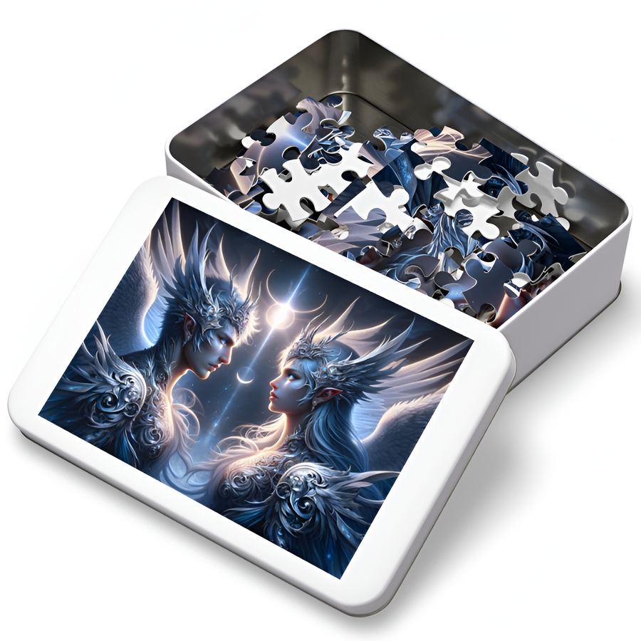 Jigsaw Puzzle | "Celestial Sovereigns Ethereal Majesty" | Verkadi