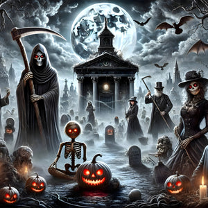 Jigsaw Puzzle | "Moonlight Mischief - A Haunted Halloween" | Verkadi