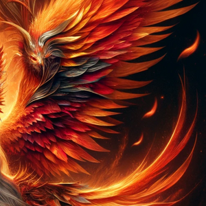 Adult Puzzle | "Phoenix Embrace Majestic Mythical Beings" | Verkadi