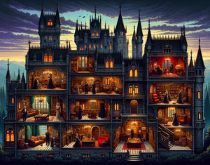 Puzzle | Enigmatic Victorian Dark Fantasy Castle | Verkadi