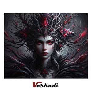 Puzzle tin and large reference poster for Midnight Flora Sylph jigsaw