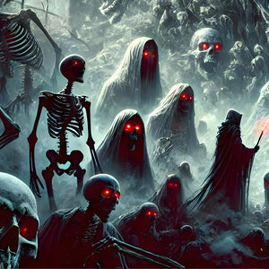 Jigsaw Puzzle | "Haunted Skull Army" |Halloween | Verkadi