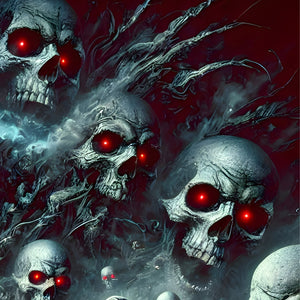 Jigsaw Puzzle | "Haunted Skull Army" |Halloween | Verkadi