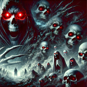 Jigsaw Puzzle | "Haunted Skull Army" |Halloween | Verkadi