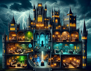 Puzzle | "Gothic Alchemist Castle" | Fantasy Jigsaw | Verkadi