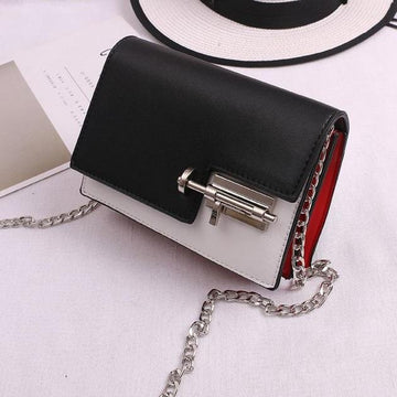 Casual Mini Clutch Purse With Mortise Lock Messenger Bag